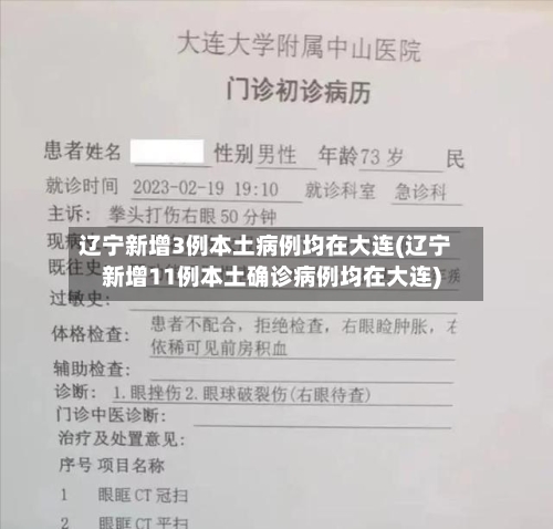 辽宁新增3例本土病例均在大连(辽宁新增11例本土确诊病例均在大连)