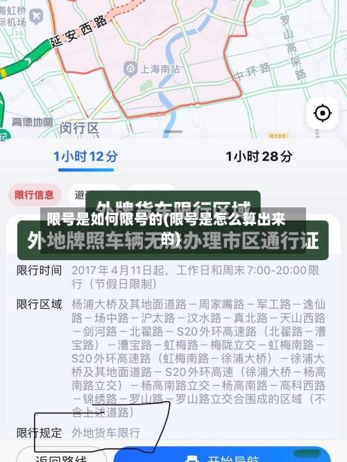 限号是如何限号的(限号是怎么算出来的)