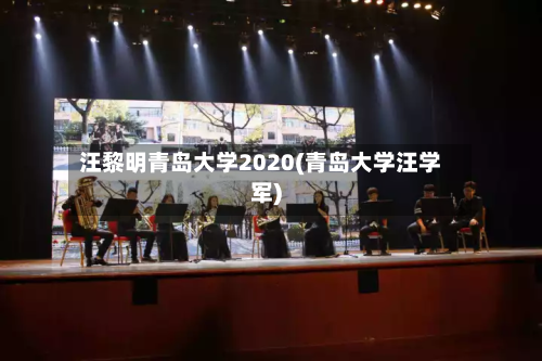 汪黎明青岛大学2020(青岛大学汪学军)