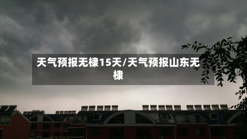 天气预报无棣15天/天气预报山东无棣