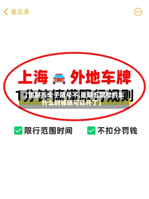 【星期五车子限号不,星期五限号的车什么时候就可以开了】