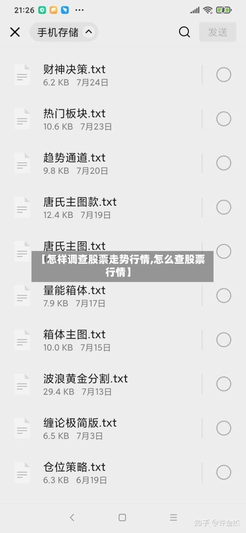 【怎样调查股票走势行情,怎么查股票行情】