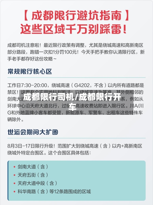 成都限行司机/成都限行开车