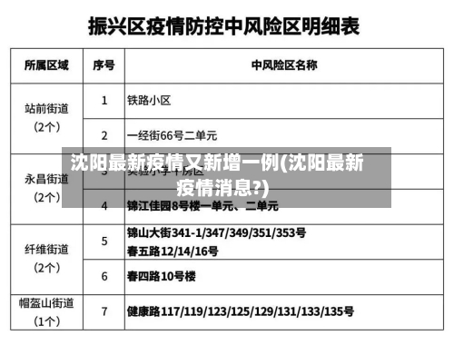 沈阳最新疫情又新增一例(沈阳最新疫情消息?)