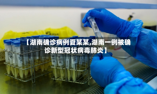 【湖南确诊病例夏某某,湖南一例被确诊新型冠状病毒肺炎】