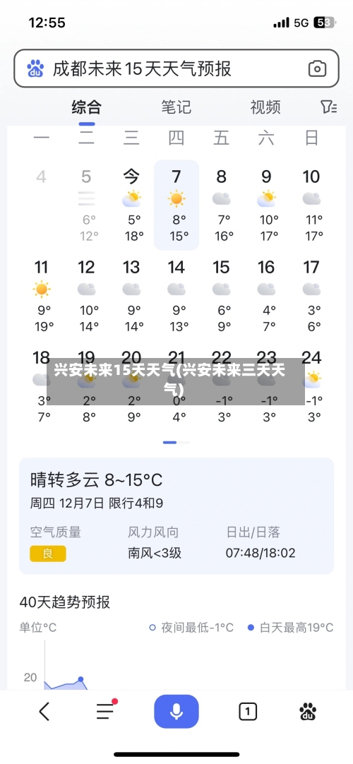 兴安未来15天天气(兴安未来三天天气)