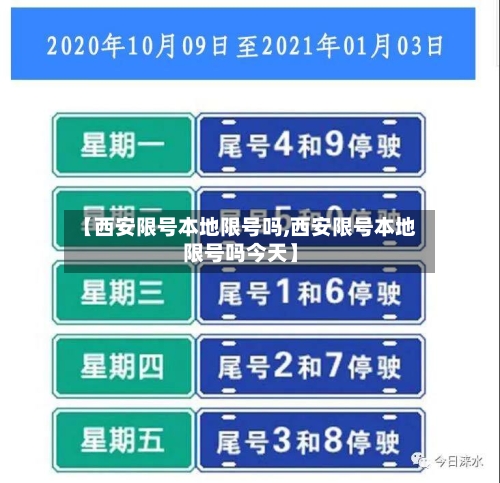 【西安限号本地限号吗,西安限号本地限号吗今天】