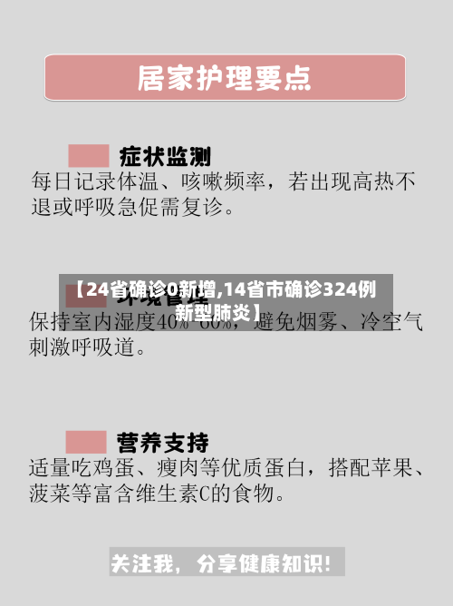 【24省确诊0新增,14省市确诊324例新型肺炎】