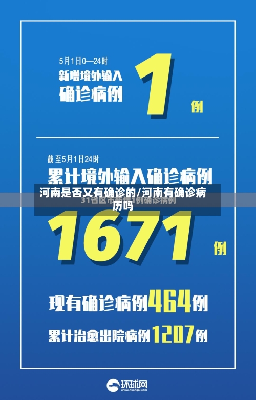 河南是否又有确诊的/河南有确诊病历吗