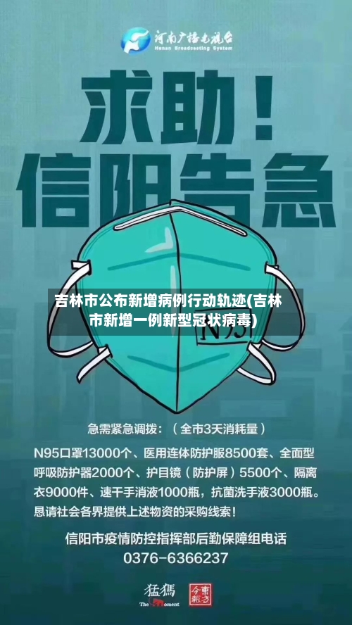 吉林市公布新增病例行动轨迹(吉林市新增一例新型冠状病毒)