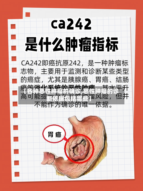 【各种恶性肿瘤的确诊,恶性肿瘤的诊断依据包括哪些】