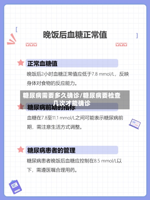 糖尿病需要多久确诊/糖尿病要检查几次才能确诊