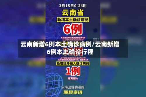 云南新增6例本土确诊病例/云南新增6例本土确诊行程