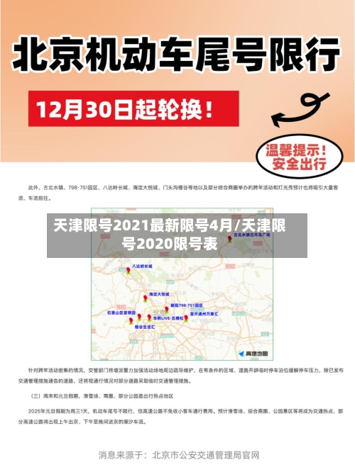 天津限号2021最新限号4月/天津限号2020限号表