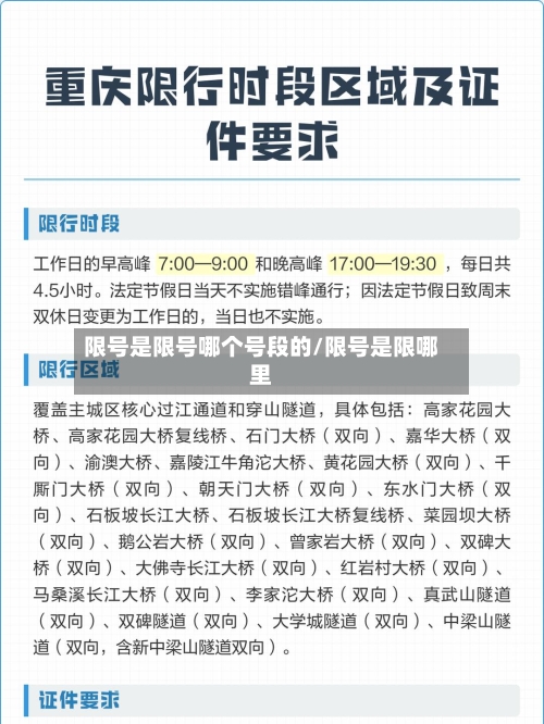 限号是限号哪个号段的/限号是限哪里