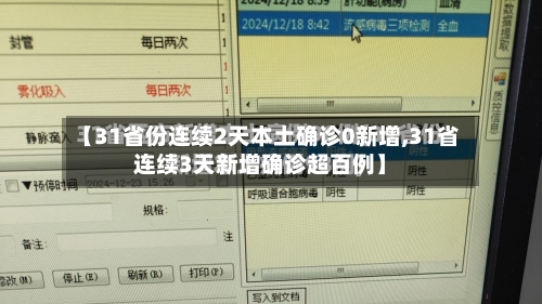 【31省份连续2天本土确诊0新增,31省连续3天新增确诊超百例】