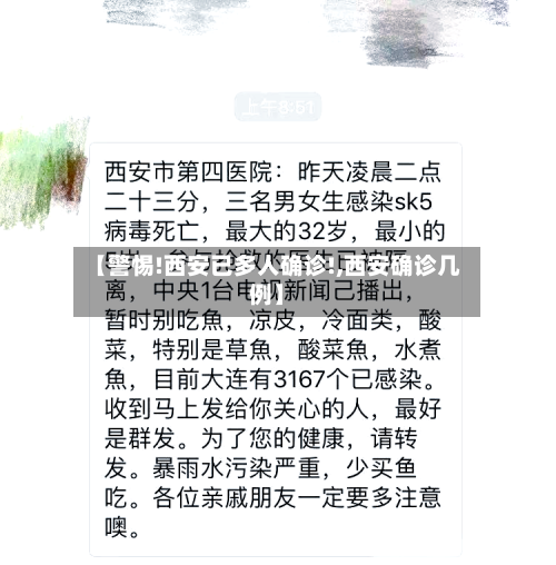 【警惕!西安已多人确诊!,西安确诊几例】