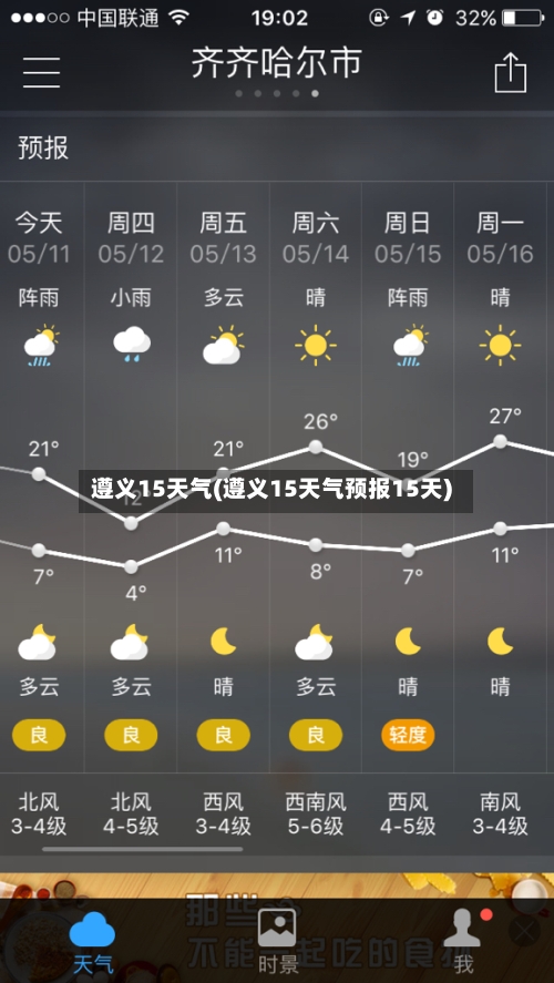 遵义15天气(遵义15天气预报15天)