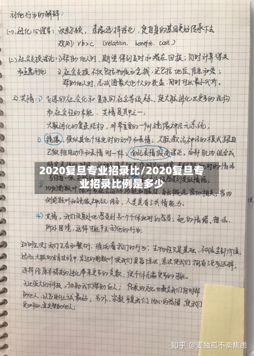 2020复旦专业招录比/2020复旦专业招录比例是多少