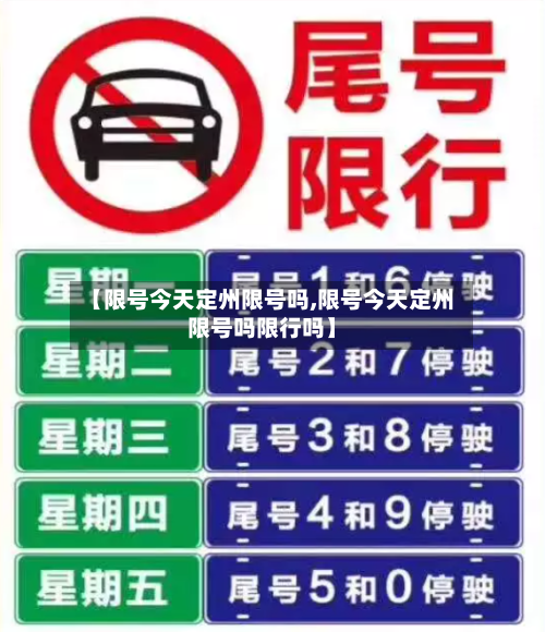 【限号今天定州限号吗,限号今天定州限号吗限行吗】