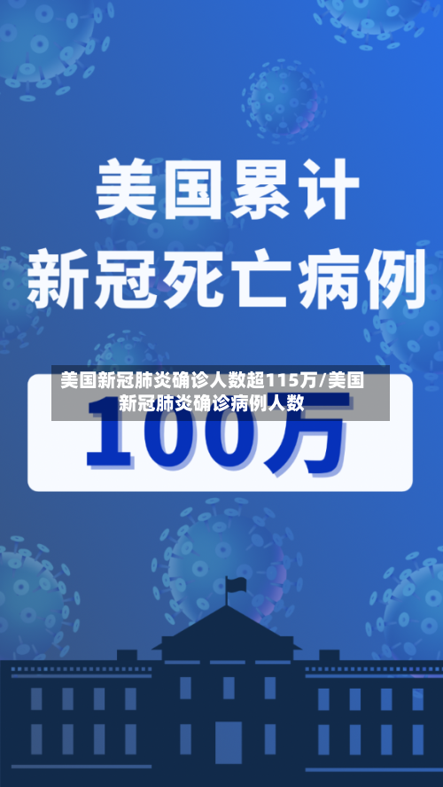 美国新冠肺炎确诊人数超115万/美国新冠肺炎确诊病例人数