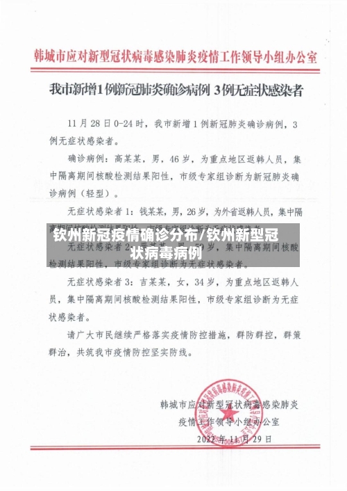 钦州新冠疫情确诊分布/钦州新型冠状病毒病例
