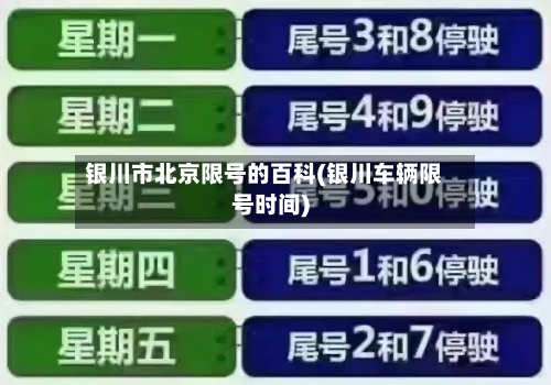 银川市北京限号的百科(银川车辆限号时间)