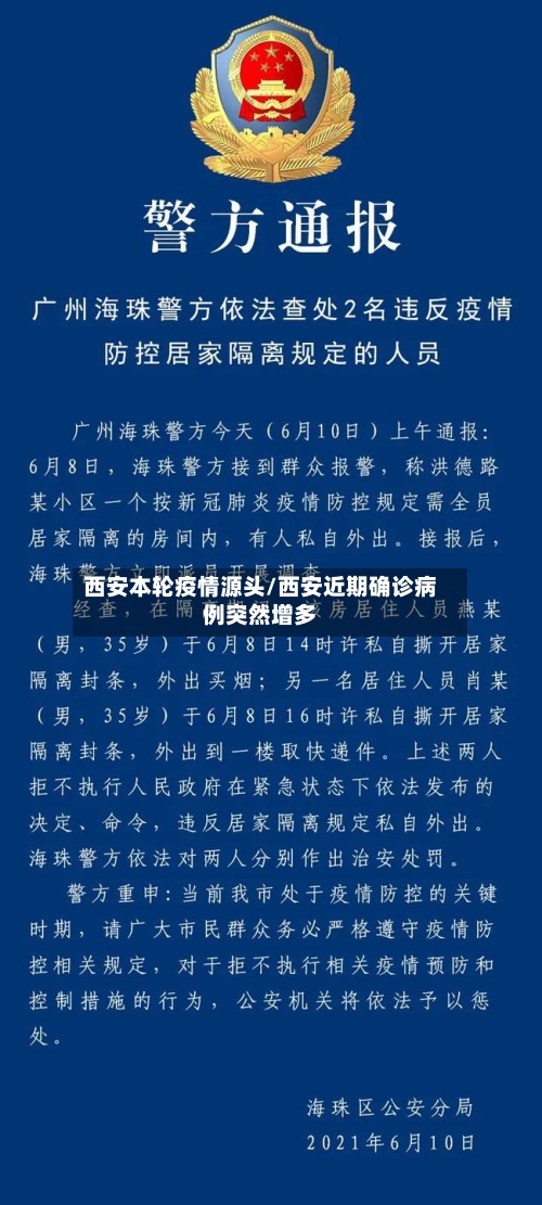 西安本轮疫情源头/西安近期确诊病例突然增多