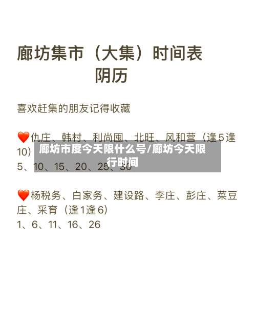 廊坊市度今天限什么号/廊坊今天限行时间