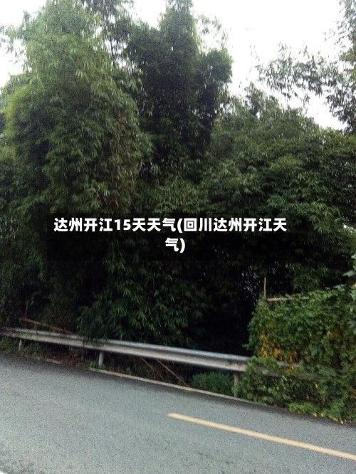 达州开江15天天气(回川达州开江天气)