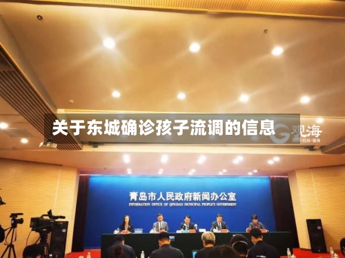 关于东城确诊孩子流调的信息