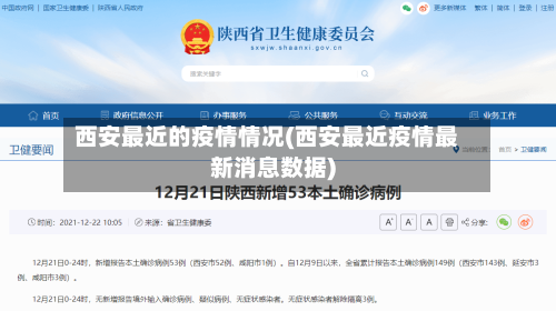 西安最近的疫情情况(西安最近疫情最新消息数据)