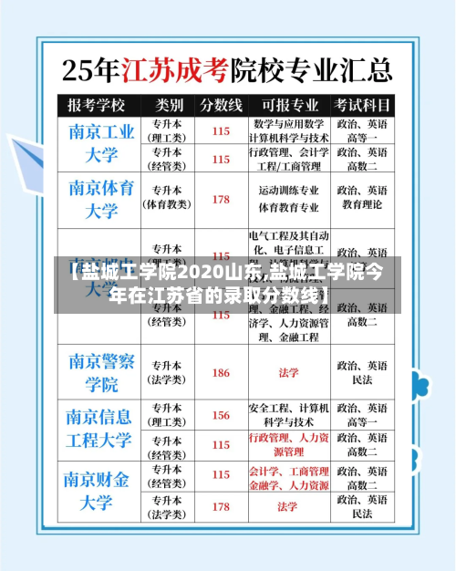 【盐城工学院2020山东,盐城工学院今年在江苏省的录取分数线】