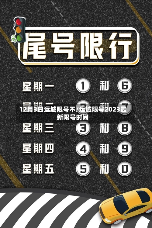 12月3日运城限号不/运城限号2023最新限号时间