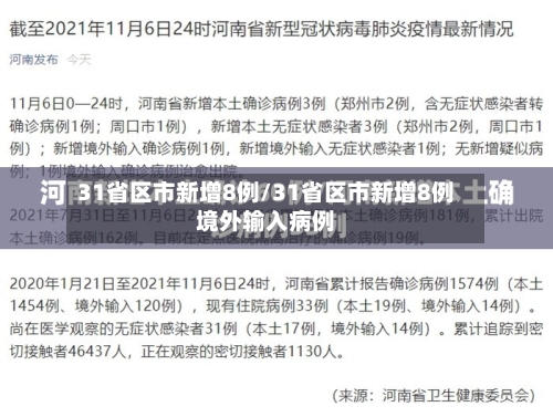 31省区市新增8例/31省区市新增8例境外输入病例