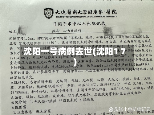 沈阳一号病例去世(沈阳1 7)