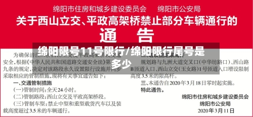 绵阳限号11号限行/绵阳限行尾号是多少