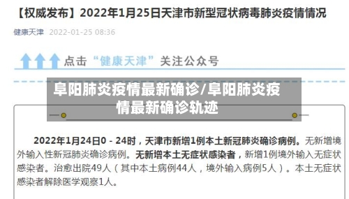 阜阳肺炎疫情最新确诊/阜阳肺炎疫情最新确诊轨迹