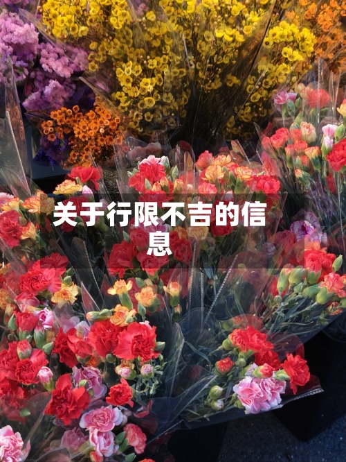 关于行限不吉的信息