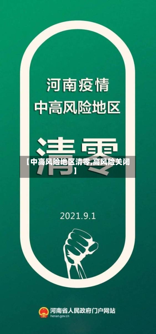 【中高风险地区清零,高风险关闭】