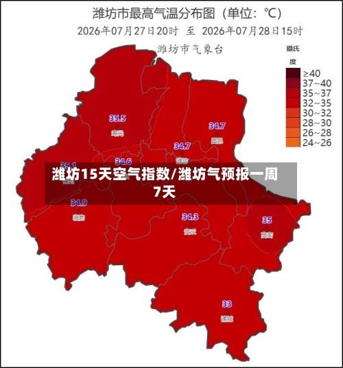 潍坊15天空气指数/潍坊气预报一周7天