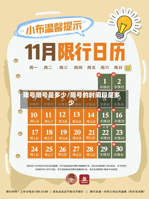 限号限号是多少/限号的时间段是多少
