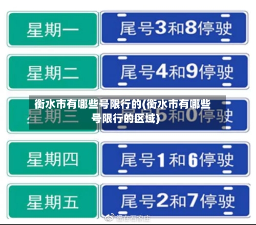 衡水市有哪些号限行的(衡水市有哪些号限行的区域)