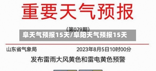 阜天气预报15天/阜阳天气预报15天