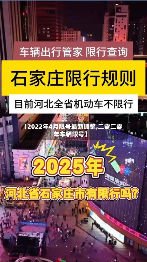 【2022年4月限号最新调整,二零二零年车辆限号】
