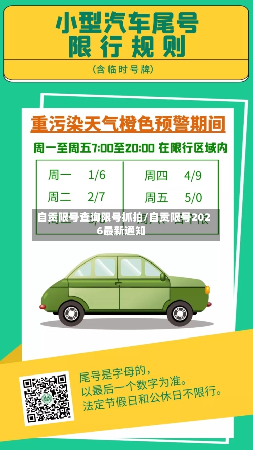 自贡限号查询限号抓拍/自贡限号2026最新通知