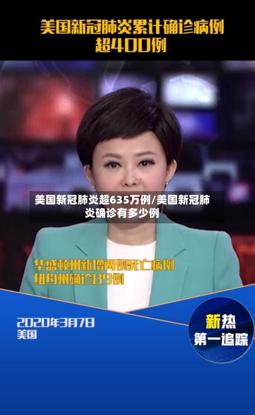 美国新冠肺炎超635万例/美国新冠肺炎确诊有多少例