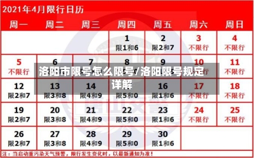 洛阳市限号怎么限号/洛阳限号规定详解