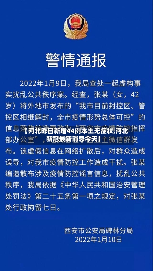 【河北昨日新增44例本土无症状,河北新冠最新消息今天】