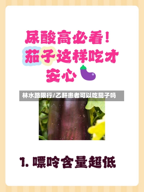林水路限行/乙肝患者可以吃茄子吗